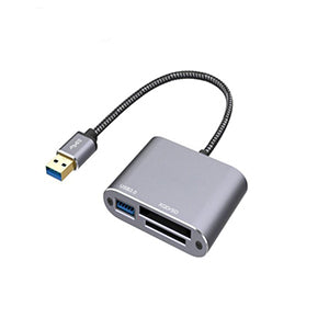 ONTEN (3 IN 1) USB(3.0) to XQD/SD Card Reader with USB 3.0 PORT. ONTEN (3 IN 1) USB(3.0) to XQD/SD Card Reader with USB 3.0 PORT.